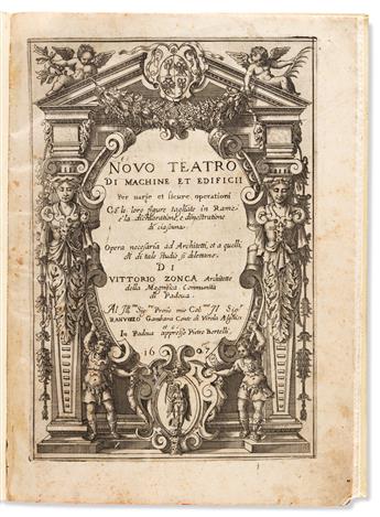 Zonca, Vittorio (1568-1602) Novo Teatro di Machine et Edificii.